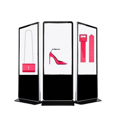4K Interactive Floor Standing Advertising Touch Screen Kiosk 32 Inch to 86 Inch