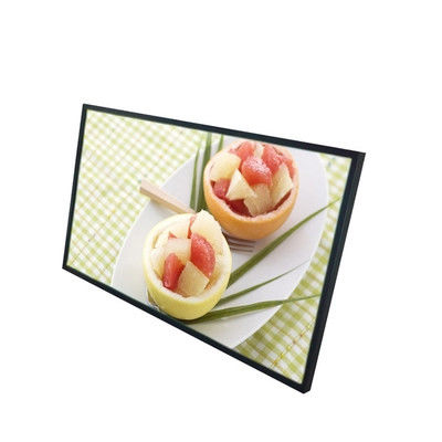 WiFi Wall Mounted Digital Signage Restaurant Menu 27 Inch Horizontal