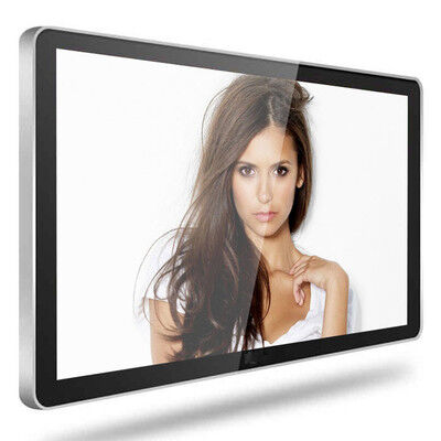 55'' Indoor UHD 3840 x 2160 Wallpaper 4K Commercial TV Displa 500cd/m2 LED Back-litSmart Signage Platform