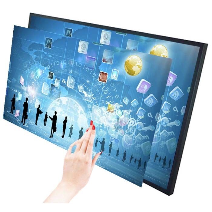 20 Points 65 Inch Multi Touch Whiteboard 500cd Wall Mount All In One Pc ...