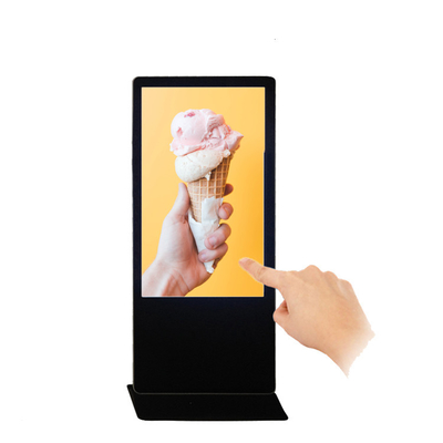 Commercial Grade Interactive Free Digital Signage Displays 10 Points Multi Touch
