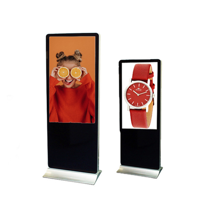 Advertising 55 Inch Floorstanding Digital Signage with Smartphone Appearance