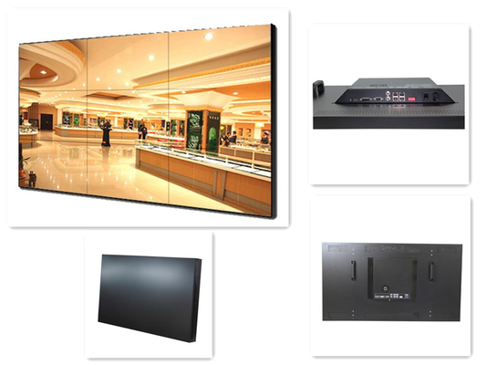 55''OBS HD LCD Splicing Screen Seamless Customizable Digital Signs &amp; Displays High Brightness Commercial TVs
