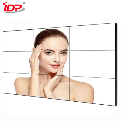 Slim 46 Inch Seamless Lcd Video Wall Display High Brightness Touch Screen