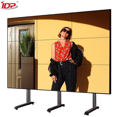 55 Inch Touch Screen LCD / LED Video Wall Display Advertising Free Standing Kiosk