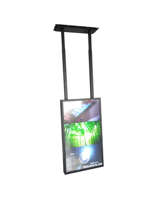 43'' Hanging Double-Sided Window Displays High Brightness With Anti-reflect Glass