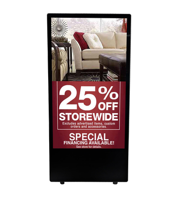 49 inch outdoor digital signage battery kiosk