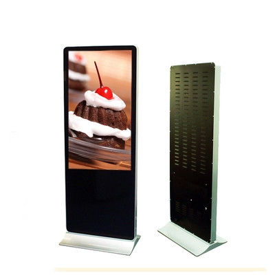 4500 Nits Indoor Kiosk Floor Stand Highest Nits Display 60000 Hours Lifespan