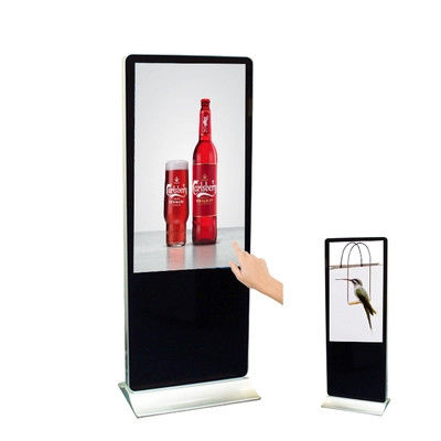 4500 Nits Indoor Kiosk Floor Stand Highest Nits Display 60000 Hours Lifespan