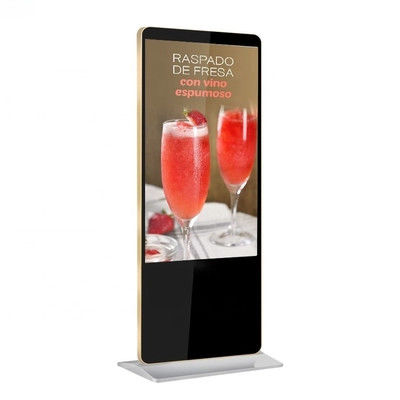 Advertising 49 Inch 450Nit Cloud-Based Digital Signage Monitor RS232C IR Receiver