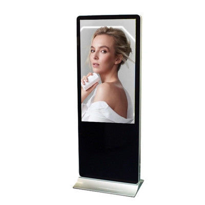 55 Inch Indoor Freestanding Displays High Brightness  All in One Touch Kiosk