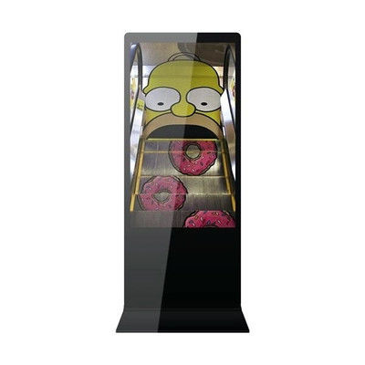 Customized LCD Kiosk Floor Stand 550cd/M2 High Brightness 1920×1080P