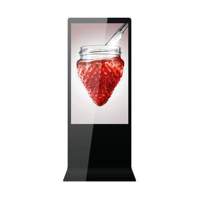 Customized LCD Kiosk Floor Stand 550cd/M2 High Brightness 1920×1080P