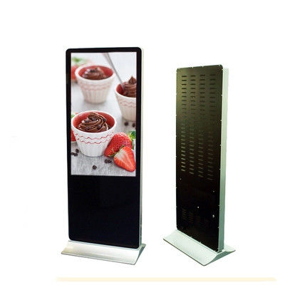 Indoor Floor Stand Subway Digital Advertising Display LED Backlight