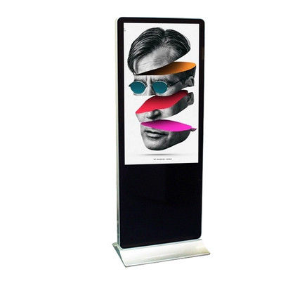 UHD 8ms All In One Digital Signage Display 1000cd/M2 Floor Stand Kiosk