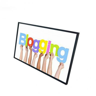 65 Inch Digital Signage Monitor Touch Screen Super Slim LCD 4k High Brightness