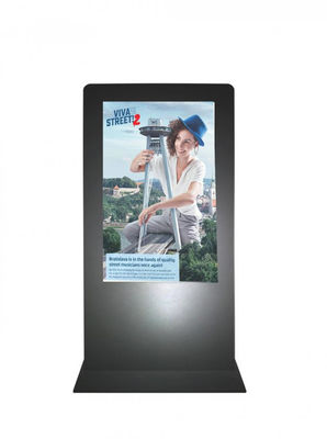 49 Inch Weatherproof Freestanding Digital Signage Outdoor Antiglare Surface