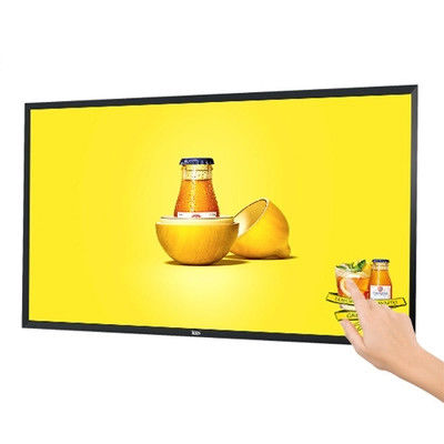 WiFi Wall Mounted Digital Signage Restaurant Menu 27 Inch Horizontal
