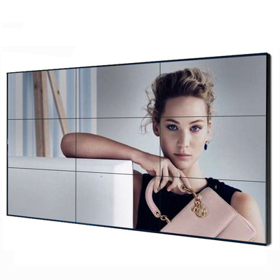 55 Inch 4K Seamless LCD Video Wall 3.5mm 1.8mm Bezel High Brightness Splicing Screen