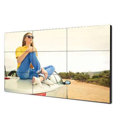 Slim 46 Inch Seamless Lcd Video Wall Display High Brightness Touch Screen