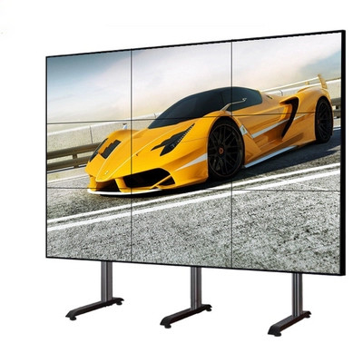 55 Inch 4K Seamless LCD Video Wall 3.5mm 1.8mm Bezel High Brightness Splicing Screen