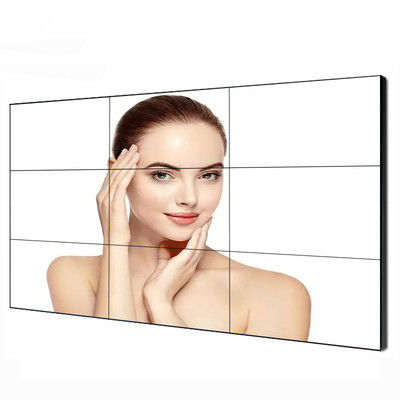 Slim 46 Inch Seamless Lcd Video Wall Display High Brightness Touch Screen