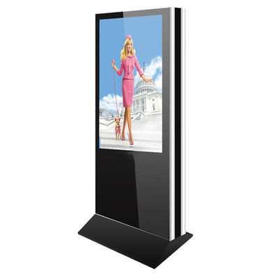Lockable Rear Media Compartment 55 Inch Digital Signage Kiosk With 4K Resolution