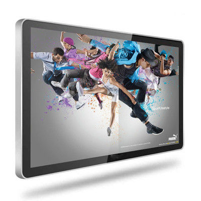 HDMI 27 Inch Clear Commercial TV LCD Digital Signage Solutions With WiFi 802.11 B/G/N