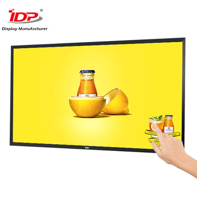 WiFi Wall Mounted Digital Signage Restaurant Menu 27 Inch Horizontal