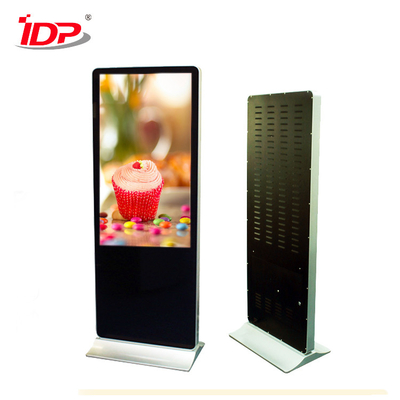 4K Embedded Android Digital Signage Kiosk Stand Alone 55 Inch Interactive Totem Standing Display