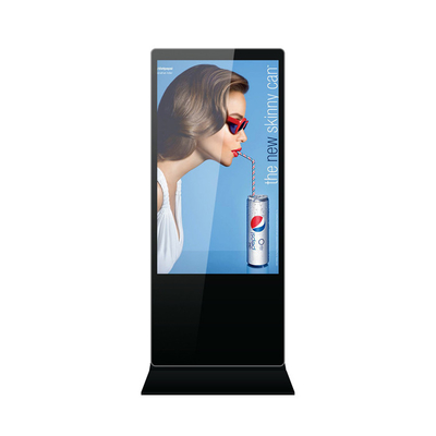 55 Inch 16.7M 1080p Outside Digital Signage Deutsch LCD Display System IR Remote Control