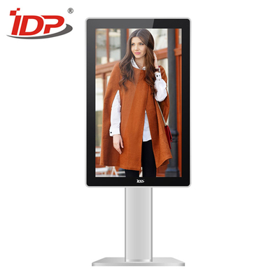 LED Backlit 500 Nits Digital Totem Display 4K Smart Self Service Kiosk