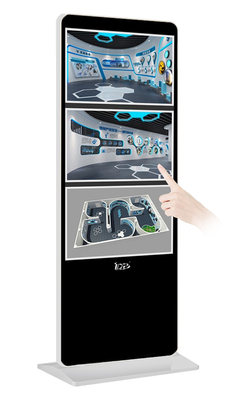 UHD LG Top Floor Standing Cloud - Based Digital Signage Touchscreens Display 50 Inch 3840X2160P