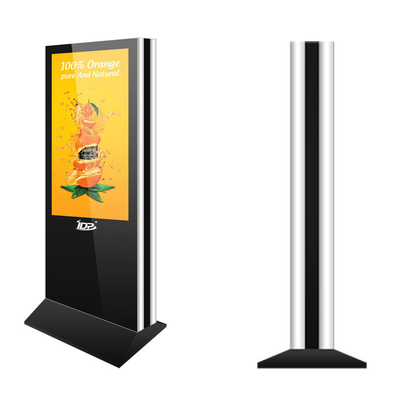 FHD 55 Inch Double Sided Digital Signage Hamburg Android 5.1 Freestanding Digital Display