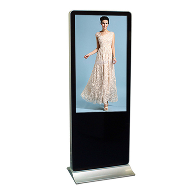 Smart RS232C RJ45 55 Inch free standing plug and play Digital Signage Display 8GB Land Flash