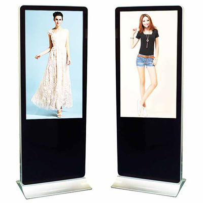 Smart RS232C RJ45 55 Inch free standing plug and play Digital Signage Display 8GB Land Flash