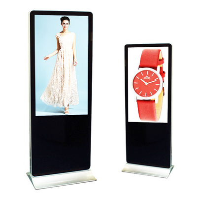 Smart RS232C RJ45 55 Inch free standing plug and play Digital Signage Display 8GB Land Flash