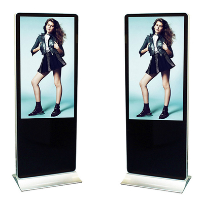 Super Narrow Floor Standing LCD Digital Signage Remotely Upload, Release, Control Manage