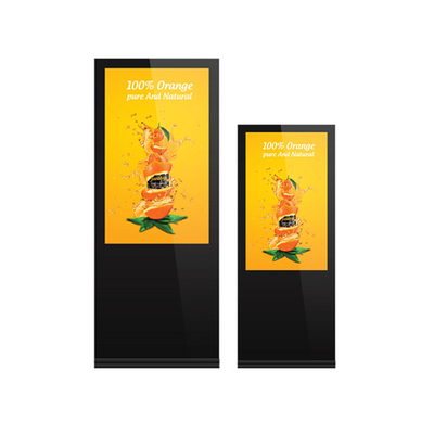 Lockable Rear Media Compartment 55 Inch Digital Signage Kiosk With 4K Resolution