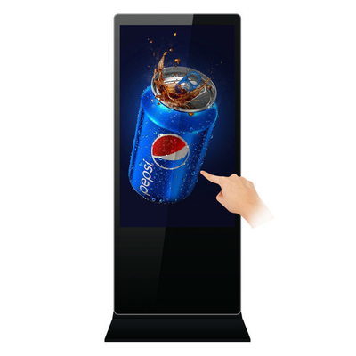 Web Based Control Panel 55 Inch Interactive Digital Kiosk High Brightness