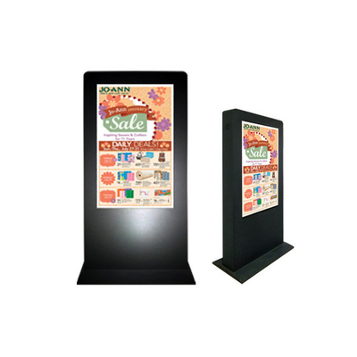 2GB Free Standing Digital Signage 65" 2000cd Outdoor Digital Advertising Display Screens