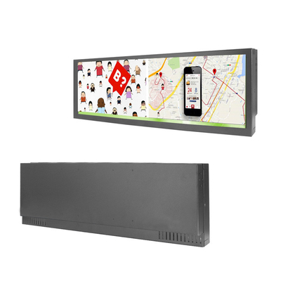 32 Inch Stretched Bar Lcd Display 450cd/M2 Interactive Digital Menu Board