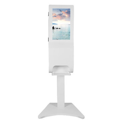 Freestanding 21.5 Inch Digital Hand Sanitizer Kiosk LCD 1920x1080