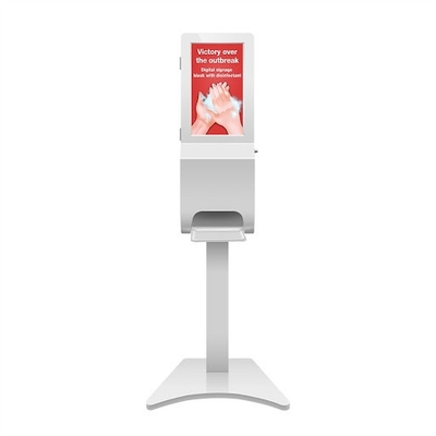 IDP Electronics Co., Ltd 400 Nit Temperature And Hand Sanitizer Kiosk For Scenic Spot