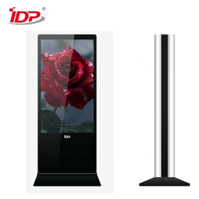 86 Inch LED Backlight Digital Signage Free Display 500cd/M2 Digital Information Screen