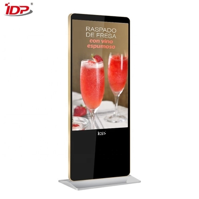 Advertising 49 Inch 450Nit Cloud-Based Digital Signage Monitor RS232C IR Receiver