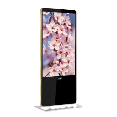 49'' Retail Facial Recognition kiosks Vertical Anti-reflectctive Glass PCAP Touch kiosks