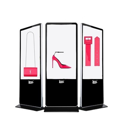 4K Interactive Floor Standing Advertising Touch Screen Kiosk High Brightness