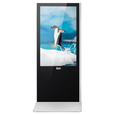 IR LED Backlight 55 Inch 4K 10pt Touch Screen Kiosk Plug N Play Content