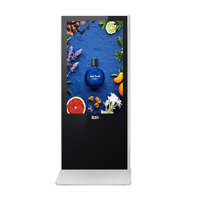 Upside Down 65 Inch Digital Signage Touchscreens 3840X2160 50hz Freestanding Kiosk